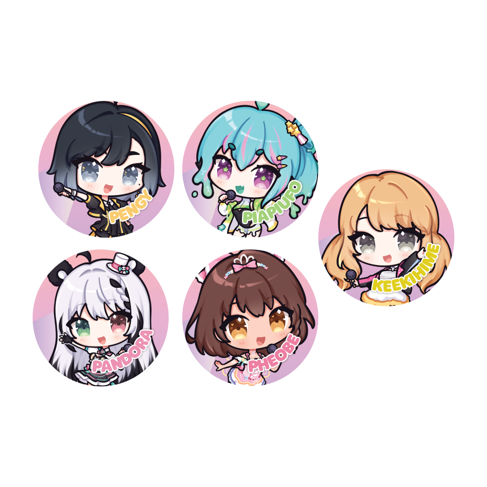 Idol Harmony Can Badges